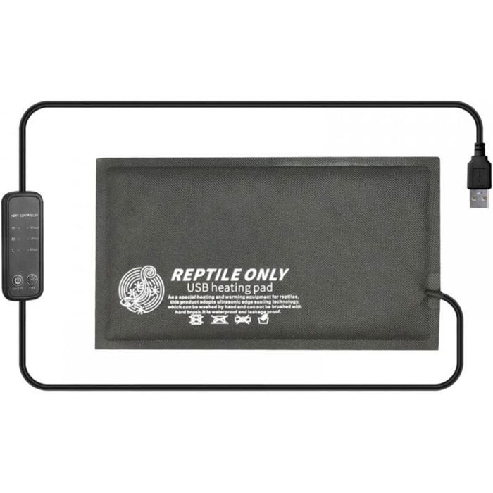 Coussin Chauffant pour Reptile Contrôle de la Synchronisation du Coussin Chauffant USB Terrarium sous Le Chauffe-réservoir pour Po