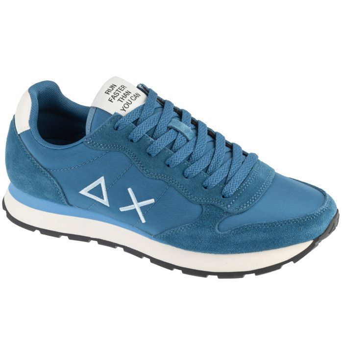 SUN68 Baskets - SUN68 - Tom Solid - Bleu - Daim/Nubuck - Lacets