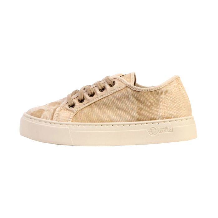 Natural World Tennis - NATURAL WORLD - Enzimatico - Compensé - Lacets - Beige