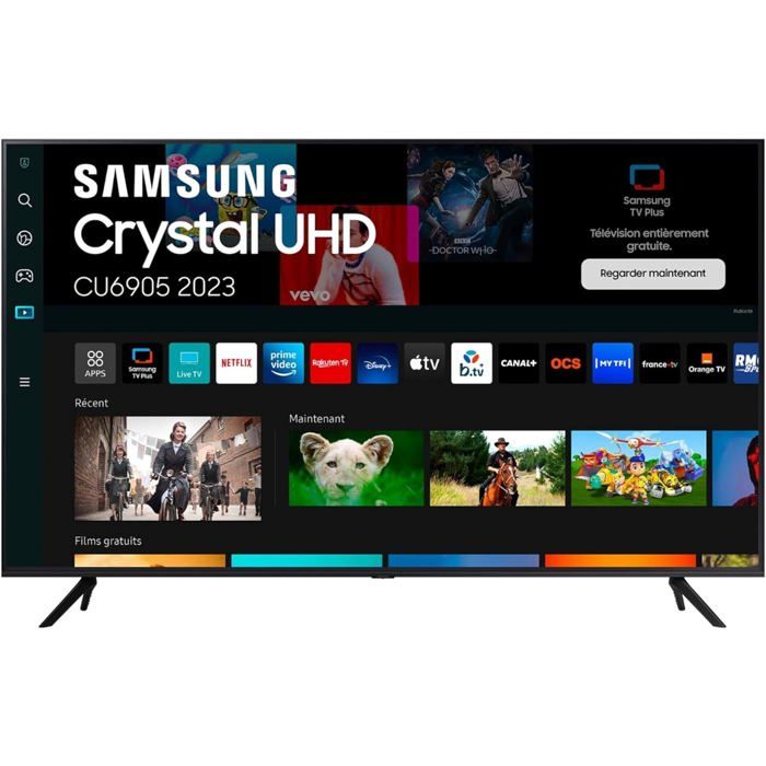 Téléviseur 43 pouces 4K CU7025 avec PurColor processeur Crystal UHD SmartThings et HDR10