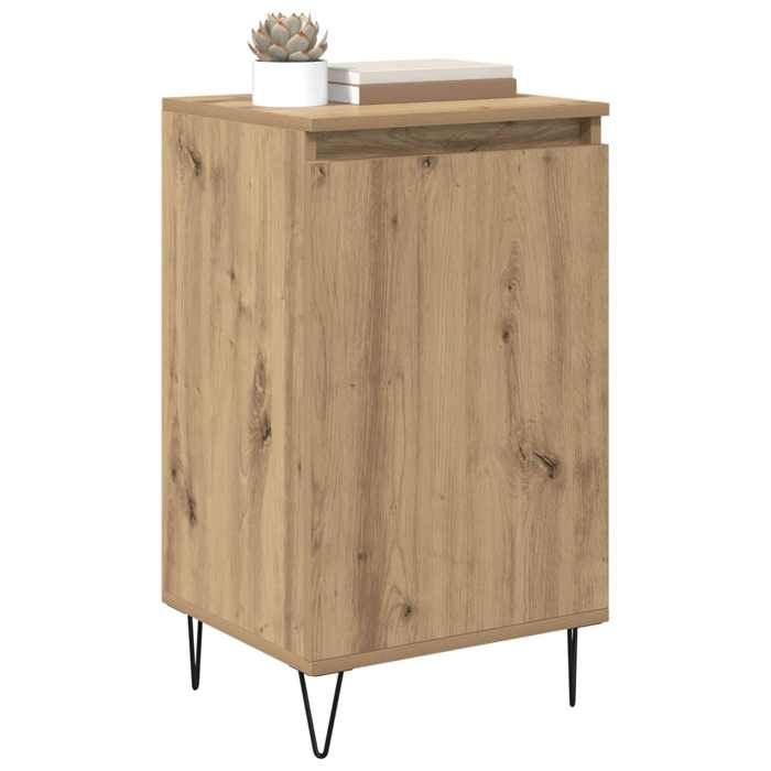 vidaXL Meuble rangement - Buffet Chêne artisanal 40 x 35 x 70 cm Bois dingénierie poisd:12.94kg &3385