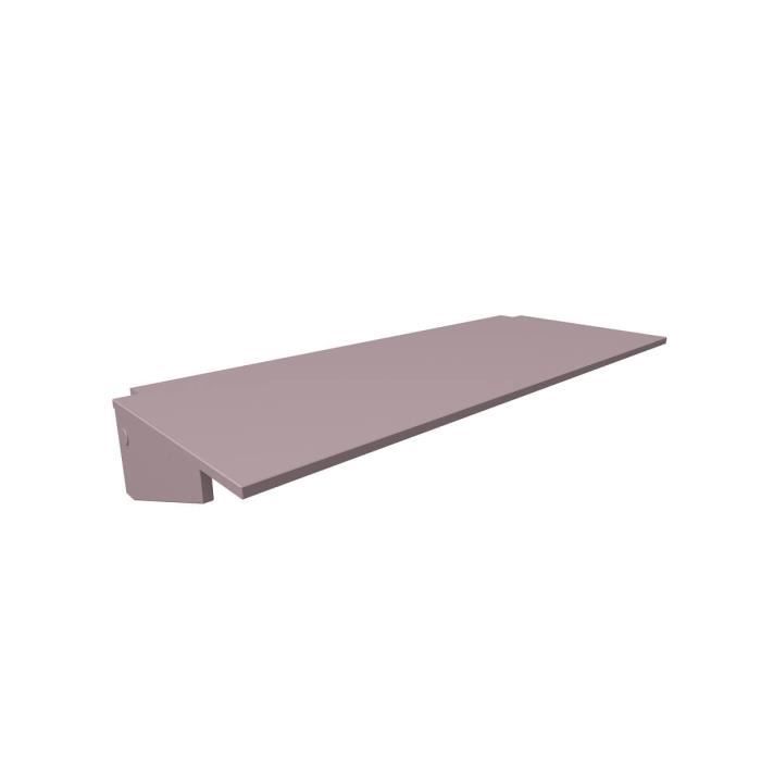 bureau tablette pour lit mezzanine, couleur: violet pastel, dimensions: largeur 90