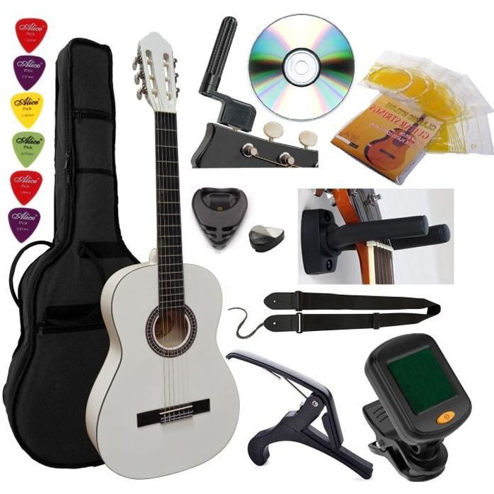 Pack Guitare Folk Acoustique 4/4 avec accessoires