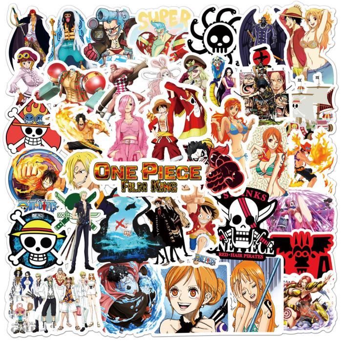 Sticker One Piece - Shanks et Luffy enfant