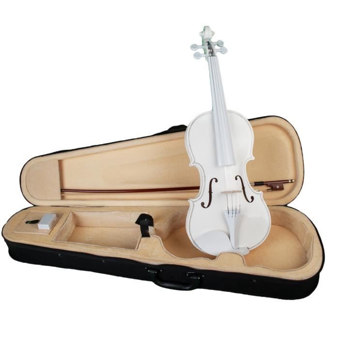 Bnineteenteam Violon en Bois 4//4 Kit Complet de Violon avec Support d/épaule Bow Colophane /Étui Dur Chiffon de Nettoyage pour d/ébutants Adultes