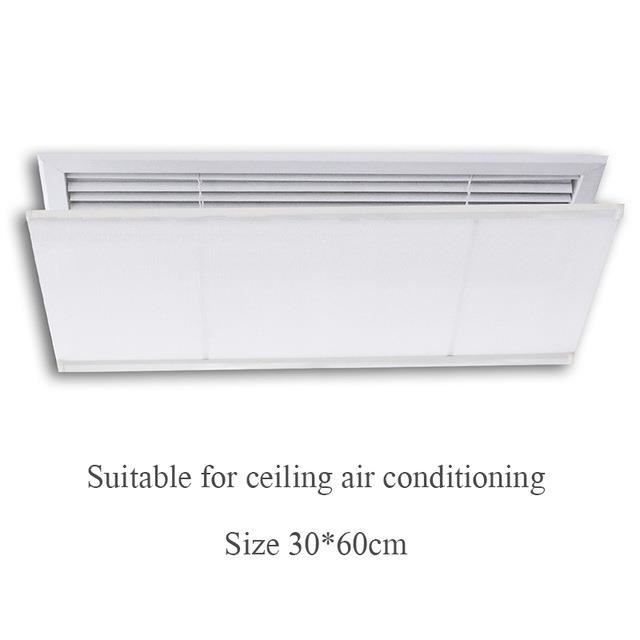 Grille Déflecteur Pour Climatiseur Extérieur - Acier Inoxydable - Tailles 43x43 à 63x63 Cm - Protection Débris - 11