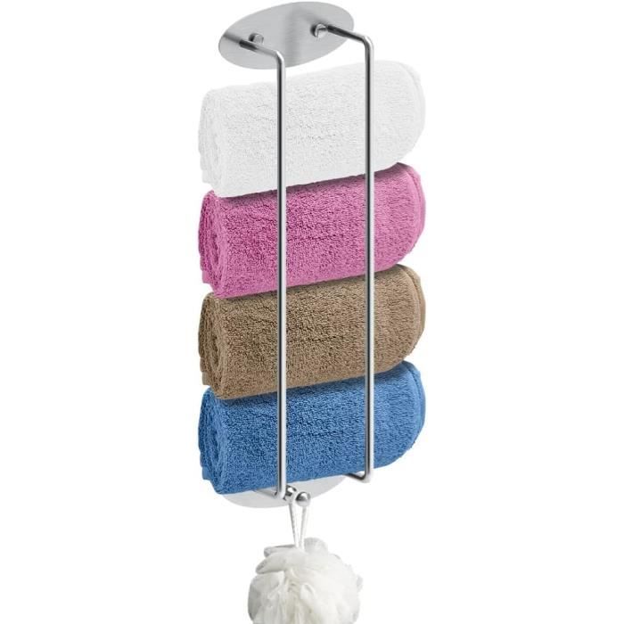 LIVEHITOP Porte Serviette Murale, Grand Porte Serviette Salle De Bain