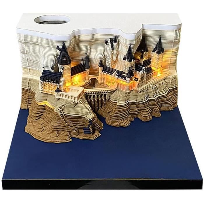 Calendrier De Bureau 2026, Notes Autocollantes 3D Avec Lumière, Papier