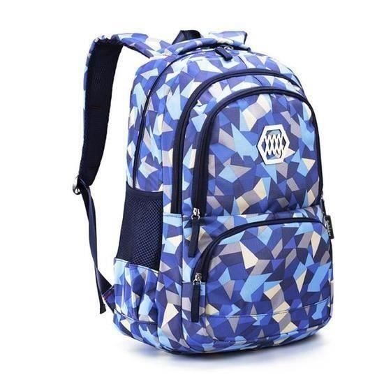 Sac à Dos Fille Multi-poches – Ordinateur Portable, Voyage, école, Polyester Coloré