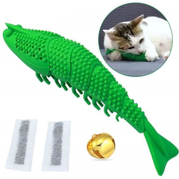 Jouet Interactif Pour Chat Avec Herbe A Chat Brosse A Dents Pour Chaton Nettoyage Des Dents Dentaires Ecrevisse 2 Boules De Cata Cdiscount Au Quotidien