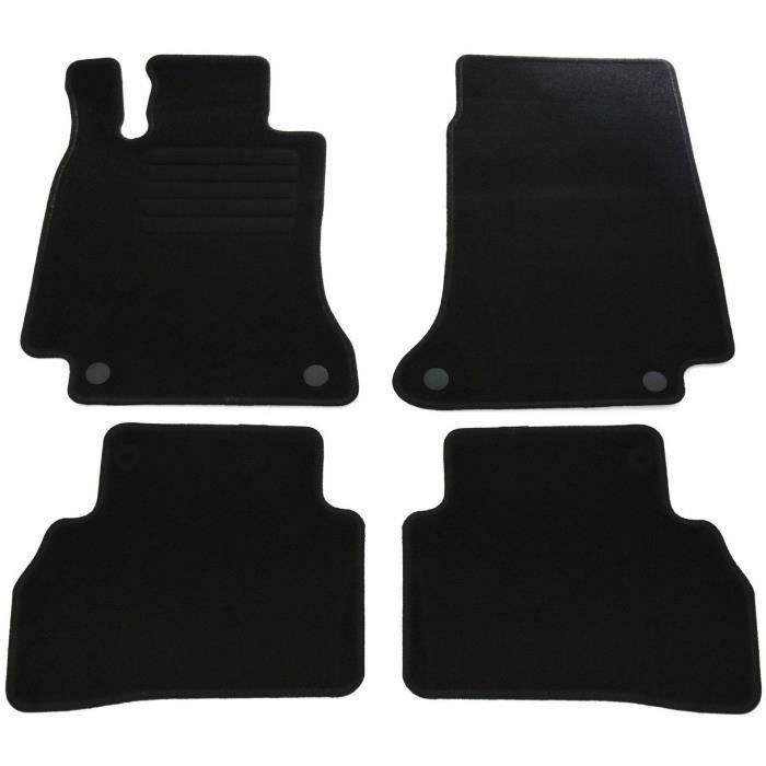 4 TAPIS DE SOL POUR MERCEDES CLASSE C W205 A PARTIR DE 03/2014