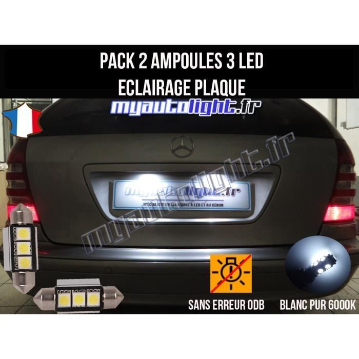 Pack Ampoules Led Eclairage Plaque Pour Mercedes Classe E W210 W211 Achat Vente Ampoule Tableau Bord Pack Ampoules Led Eclairage Cdiscount