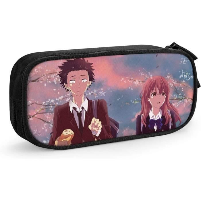 KALIDI Trousse à 3 Compartiments Grande Capacité - Trousse à Crayons - Pour L'école Et Le Bureau, Gris Foncé