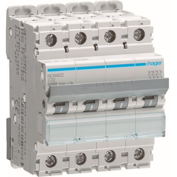Interrupteur magnétothermique Siemens 4P 40A 10KA 4M B 5SL44406