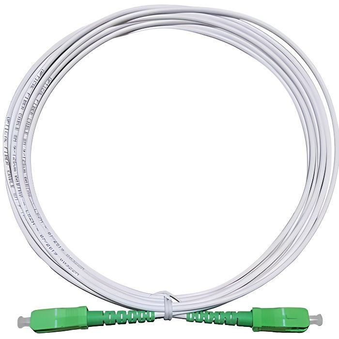 Lot De 10 Connecteurs Rapides Fibre Optique SC/APC Pour Câble FTTH - Montage Mécanique