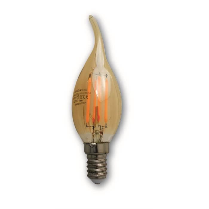Ampoule LED Flamme Scintillante Coup de Vent - E14 - 1500 k - 53003 - Paulmann