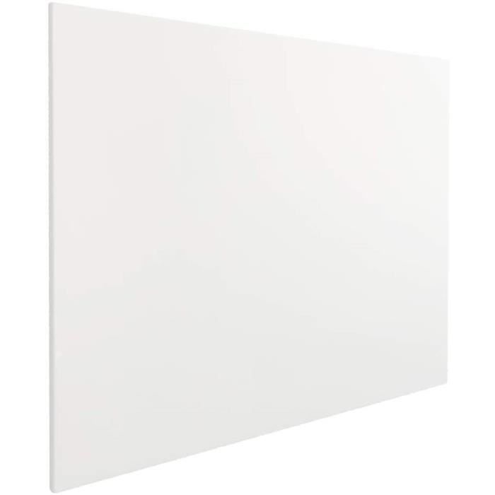 Vivol Tableau Blanc Magnétique 75x100 Cm - Cadre Aluminium + Étagère Feutres - Effaçable à Sec