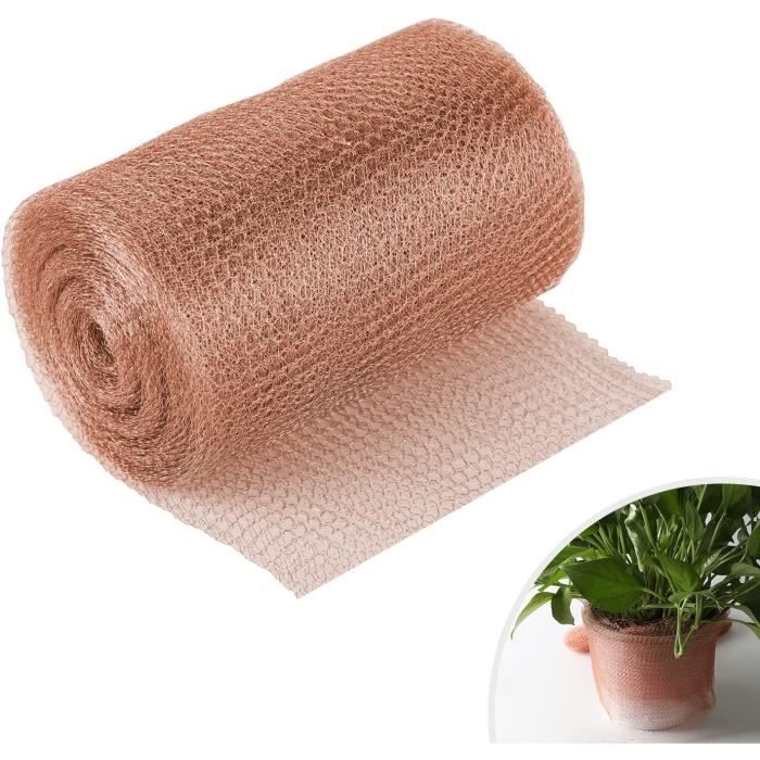 Filet En Cuivre Anti Limaces/Escargots – Ruban Souple 12,7 X 300 Cm – Protection Jardin, Clôture Naturelle – Écologique Et Durable