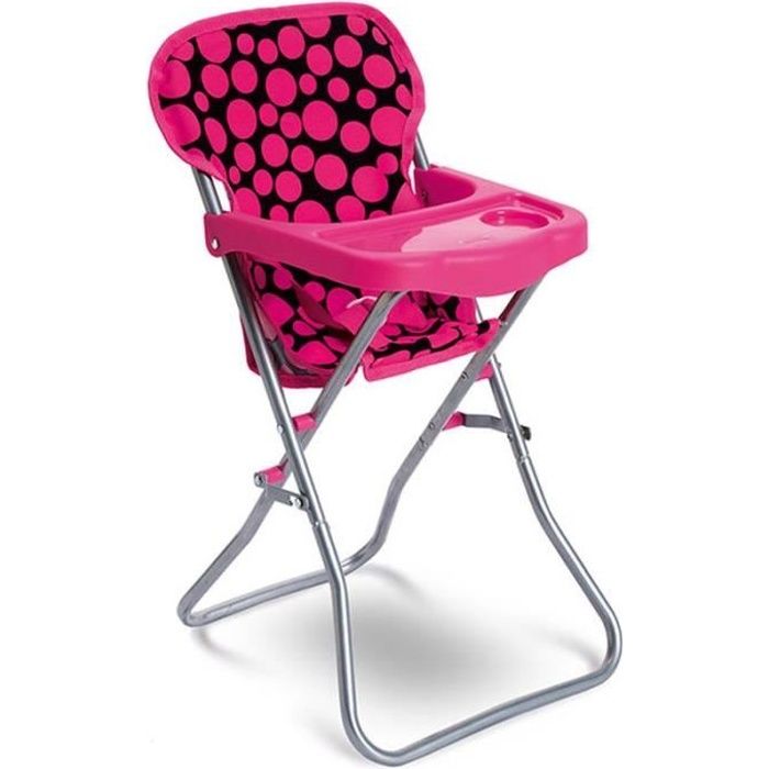 Moni, chaise haute de poupée Yummy 9384S, ceinture de sécurité, pliable -  Cdiscount Jeux - Jouets