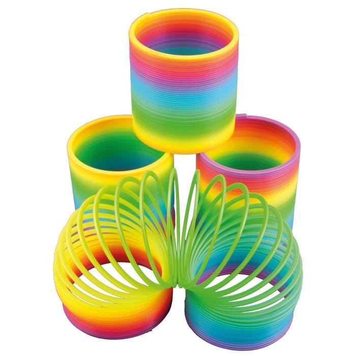 Slinky Ondamania arc-en-ciel diamètre 10cm - Cdiscount Jeux - Jouets