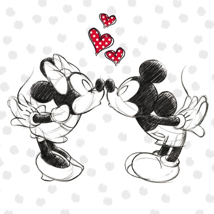 Cartoon Chaos - Tableau Mickey et Minnie