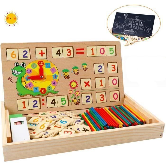 Top Bright Montessori Jouet éducatif d'apprentissage numérique pour Les Tout-Petits – Jouets mathématiques pour Compter Les Doigts, enseignement des Jouets d'éducation précoce pour Les Enfants à Top Bright Montessori Jouet éducatif d'apprentissage numérique pour Les Tout-Petits – Jouets mathématiques pour Compter Les Doigts, enseignement des Jouets d'éducation précoce pour Les Enfants à