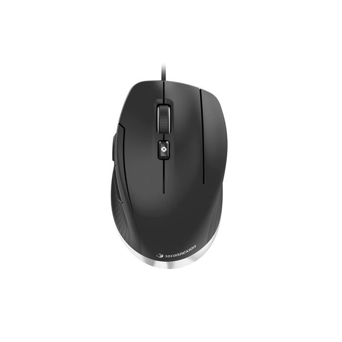 Souris 3DCONNEXION CadMouse Compact – Ergonomique – Optique – 7 boutons – Filaire – USB