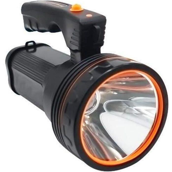 Ambertech 7000 LM rechargeable Super Bright DEL projecteur Spotlight Lampe 