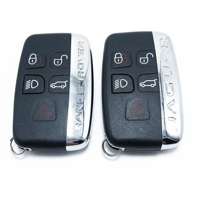 Coque de clé pour télécommande, 5 boutons avec Logo, pour Land Rover Ranger Rover Evoque Discovery 4 Freelander Evoque 2*QK3731