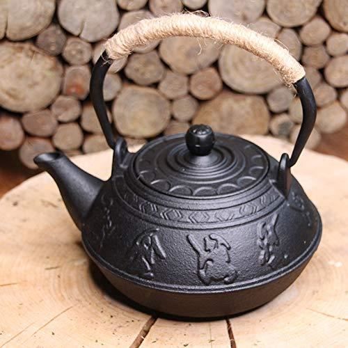 Ancienne Théière En Fonte Noire – Occasion – Style Rustique Et Authentique