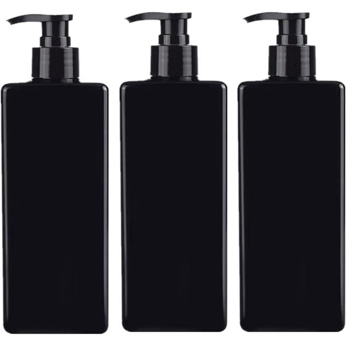 Lot De 2 Distributeurs De Savon à Pompe 500 Ml - Remplissables, Marron, Pour Cuisine Et Salle De Bain