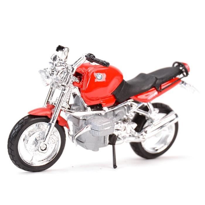 Modèle réduit moto rouge en métal - 44 cm [Prix Bas]