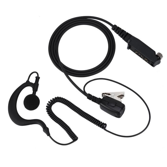 Casque Micro Talkie-walkie Sans Fil PTT - Interface K, Port Type-C, Portée 10 M - Compatible 888S, K5 Et Modèles K