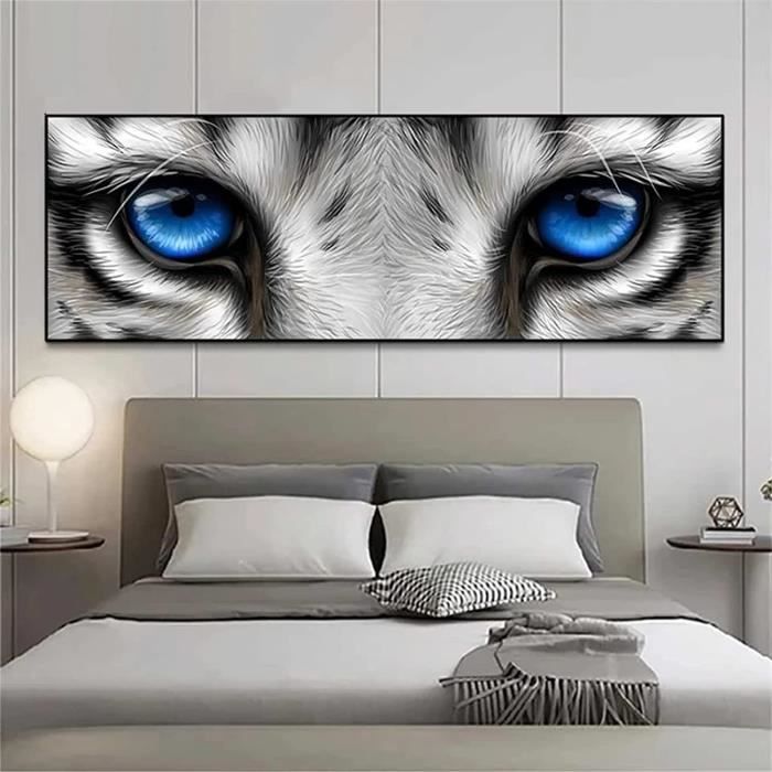 Kit Diamond Painting Loup - 30x30 Cm - 5D Strass - Loisir Créatif Adulte Débutant - 12