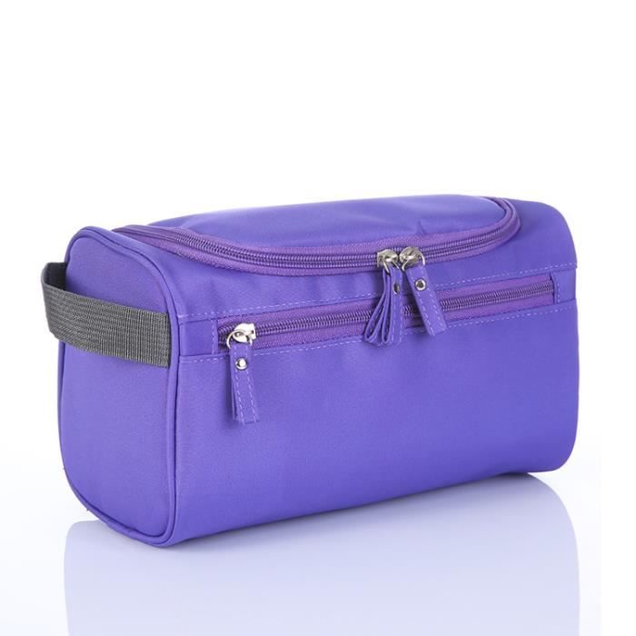 Violet Trousse De Toilette Oxford Imperm able Pour Hommes Et Femmes 