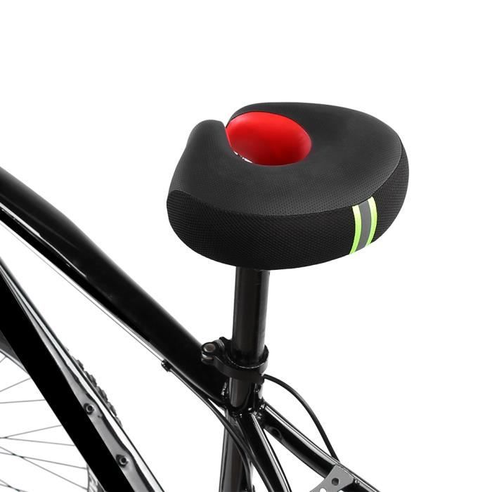 EBTOOLS Siège de vélo Vélo de montagne ergonomique vélo vélo forme sans nez coussin de selle coussin siège rouge