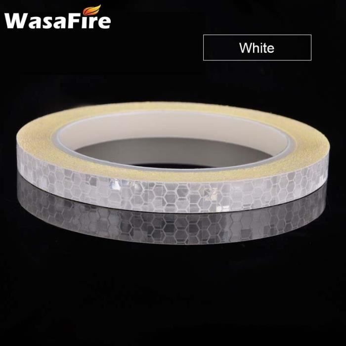 Lot De 4 Rouleaux De Ruban Réfléchissant, 8 M X 10 Mm Autocollants Avertissement De Securite Autocollants Etanches Haute Visibilite 98764297