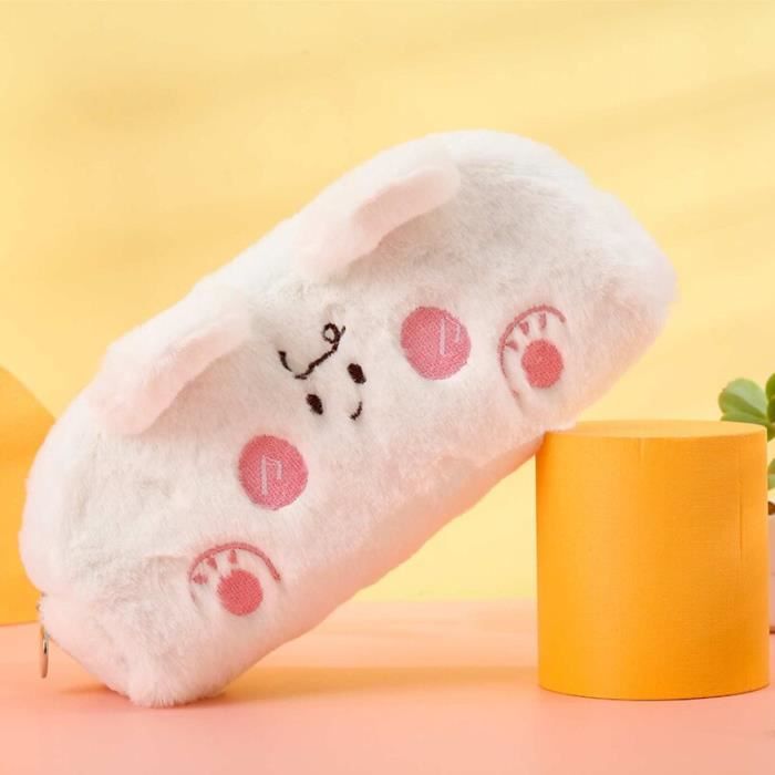 TaiXinYuly Trousse 2 En 1 En Silicone Souple, Animal Kawaii Porte-Stylos Rétractable Pour École Et Bureau (Little Bear