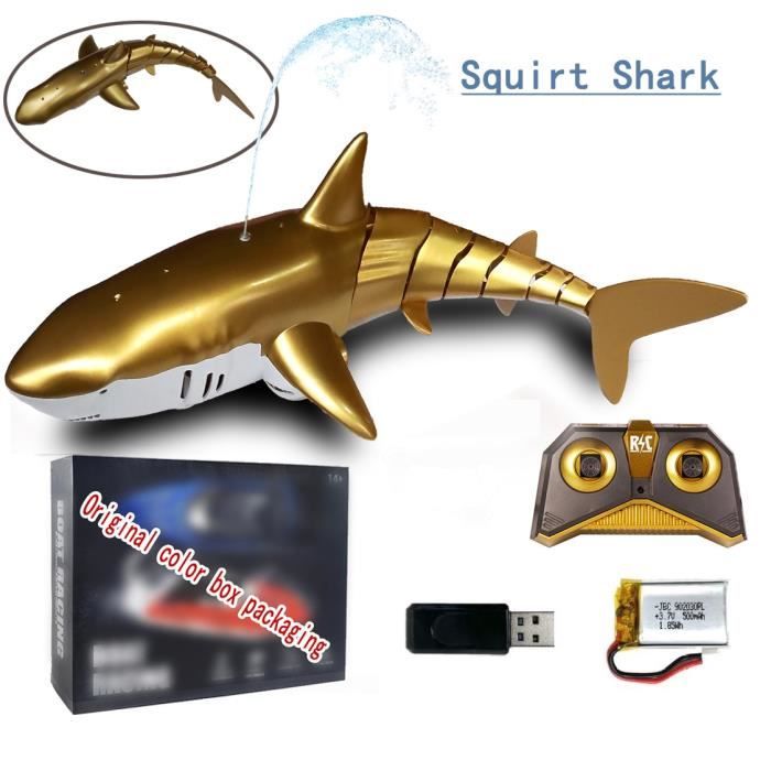 Remote Control Sharks Toy For Boys Kids Girls Rc Fish Animals Robot
