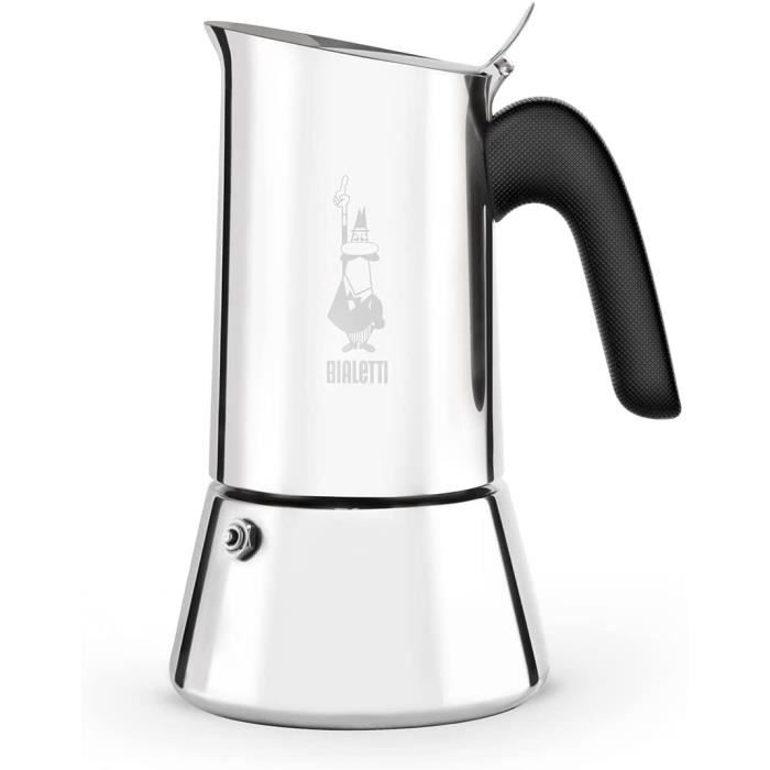 Bialetti - New Venus Induction, Cafetiere Expresso en Inox