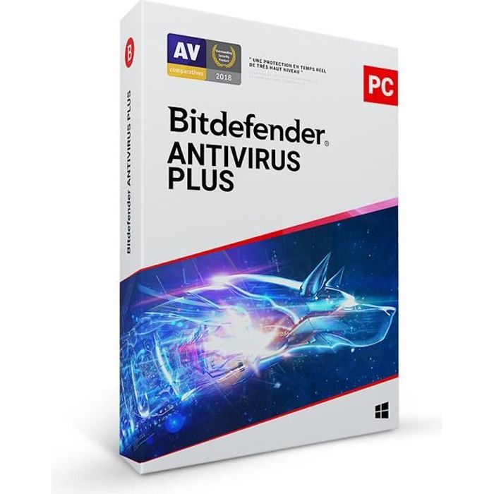 Bitdefender Antivirus Plus 2024* - (3 PC - 2 Ans) | Version Téléchargement