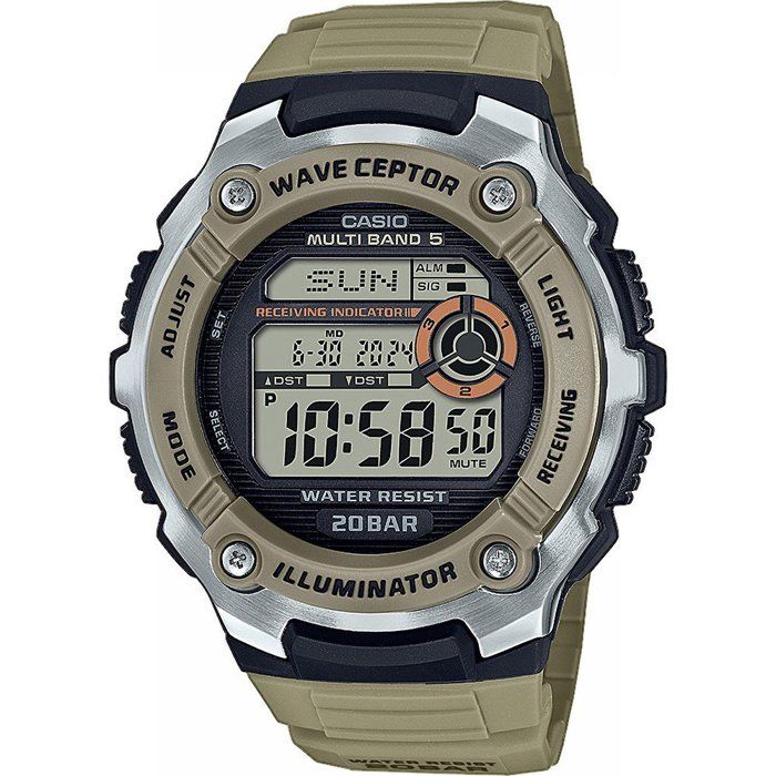 Montre Casio Hommes WV 200R 5AEF Beige Achat vente montre