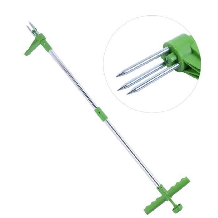 Désherbeur Manuel Léger En Aluminium - Outil De Jardin Ergonomique Pour Enlever Les Mauvaises Herbes Facilement