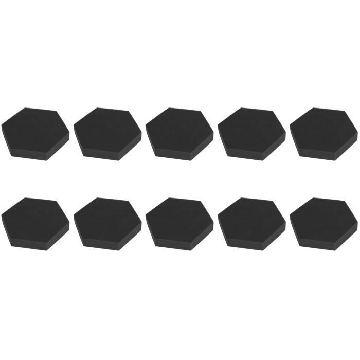 Cikonielf Mousse Acoustique Hexagonale Panneaux d'insonorisation
