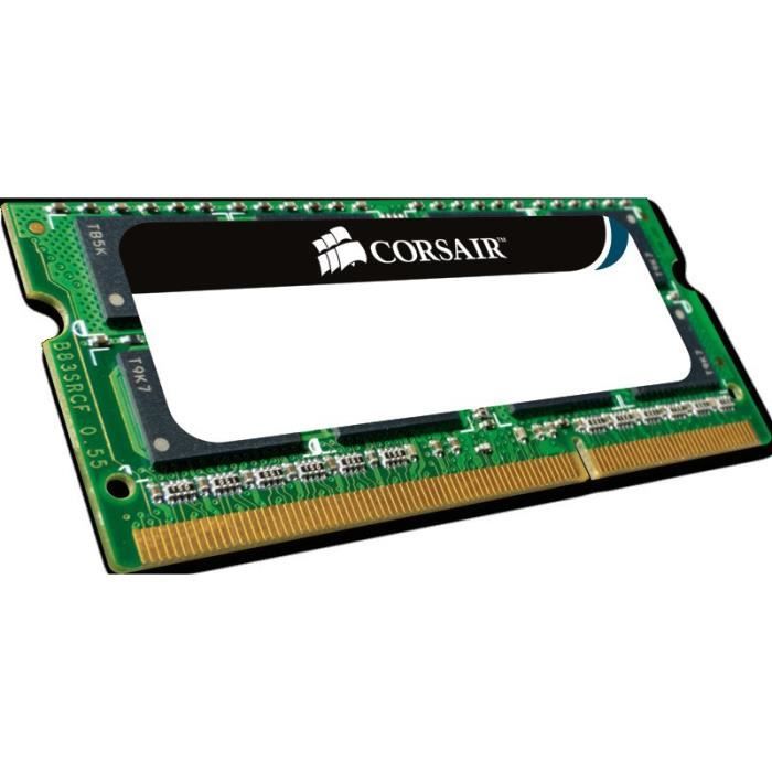 Vente Memoire PC Corsair 8Go DDR3 1333MHz    CMSO8GX3M2A1333C9 pas cher