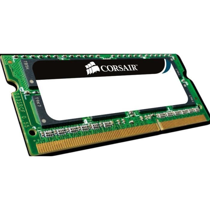 Vente Memoire PC Corsair 8Go DDR3 1333MHz CMSO8GX3M2A1333C9 pas cher Vente Memoire PC Corsair 8Go DDR3 1333MHz CMSO8GX3M2A1333C9 pas cher