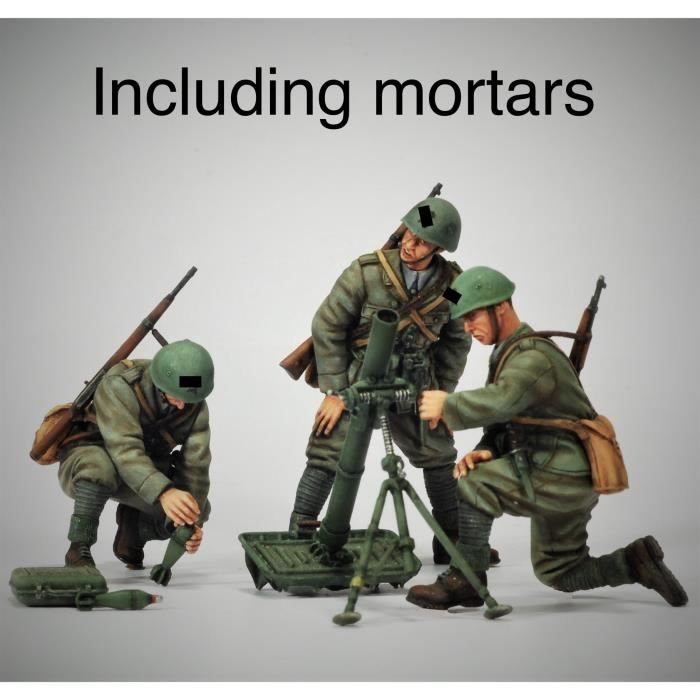 CRAZE 1/35 figurine modèle en résine GK y compris les mortiers, kit non
