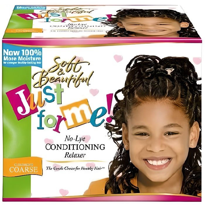 Défrisant Pour Enfants Just For Me - Sans Soude - Crème Lissante - Fabriqué Au Royaume-Uni