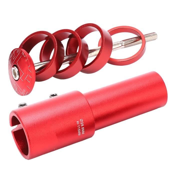 Adaptateur De Potence Vélo 22.2 Mm à 25.4 Mm - Pour Guidon Riser Sur VTT Pliant, En Alliage D'aluminium