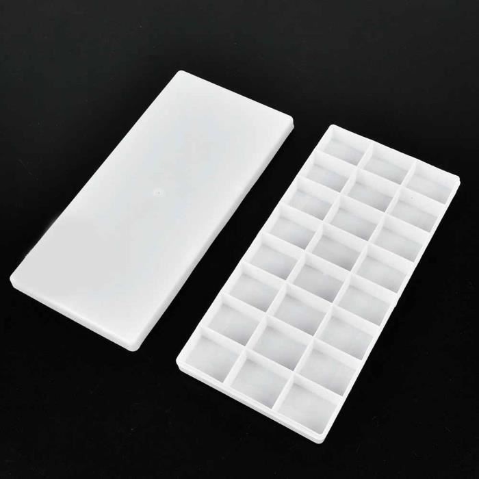 Bac à Peinture Palette Aquarelle Palette En Plastique Peinture Palette